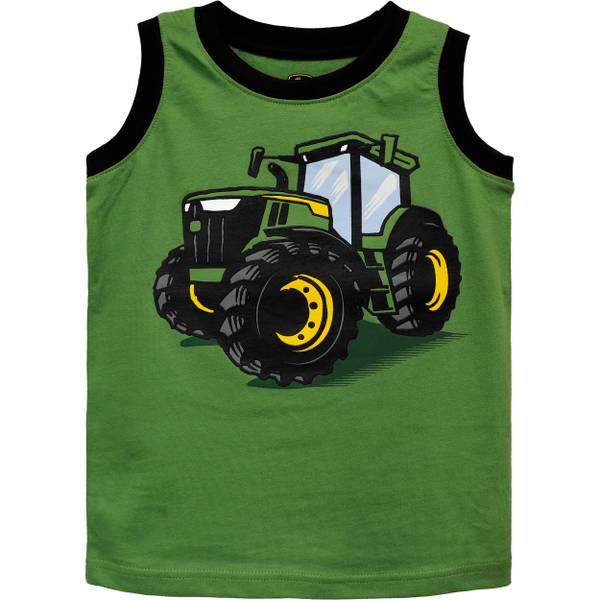 John Deere Toddler Boy's Tractor Muscle Tee, Green/Black, 4T - J3T309GT ...