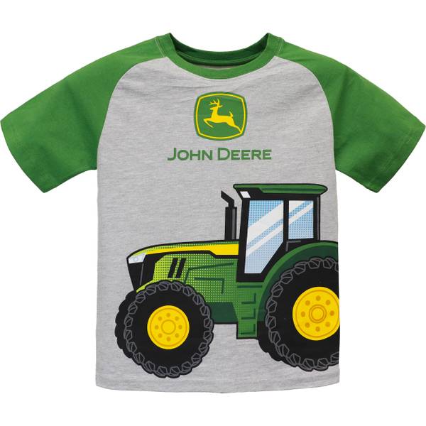væsentligt Formen Kommandør John Deere Boy's Short Sleeve Raglan Tractor Tee - J3T317HC-5 | Blain's  Farm & Fleet