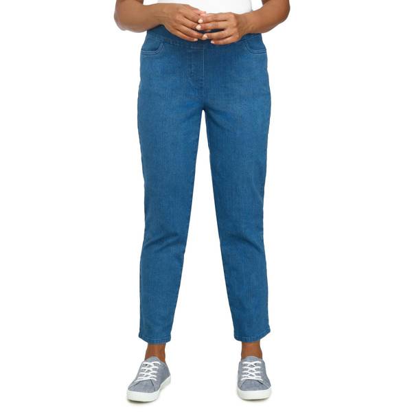 Vetinee Slim Fit Denim Capri for Women Summer High Waisted Stretch Capri  Jeans Size S 
