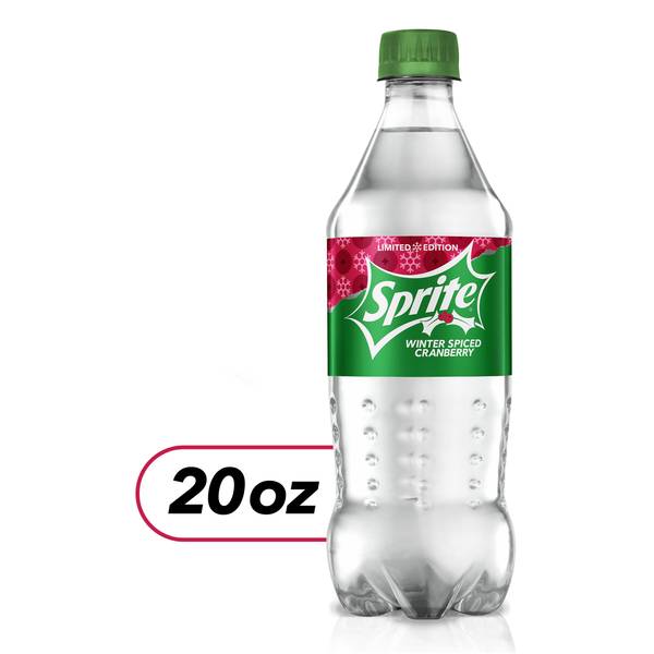 Sprite 20 oz Winter Spiced Cranberry 156968 Blain