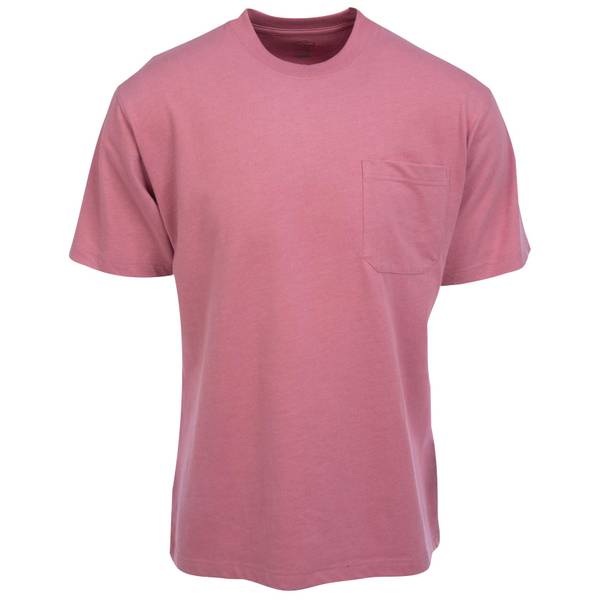 Work n' Sport Men's Heavyweight Pocket TShirt, Flag Red, 2XT 89099