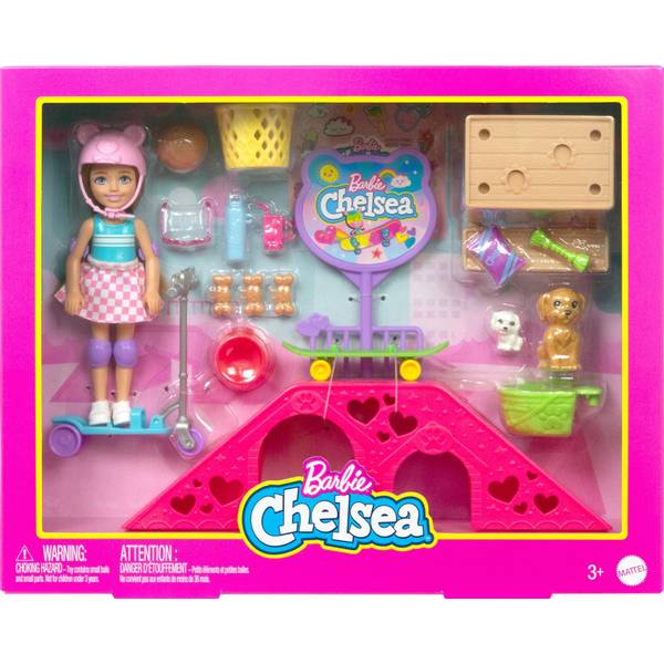 Barbie Chelsea Skatepark Playset - HJY35