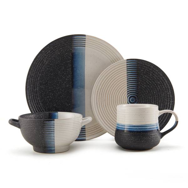 Pfaltzgraff Hayden Grey 12-Piece Dinnerware Set