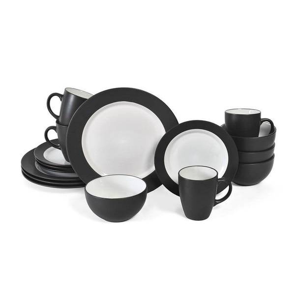 Pfaltzgraff Hayden Grey 12-Piece Dinnerware Set