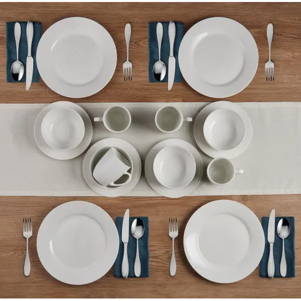 Studio Nova 16-Piece Kendall Porcelain Dinnerware Set - 5276341