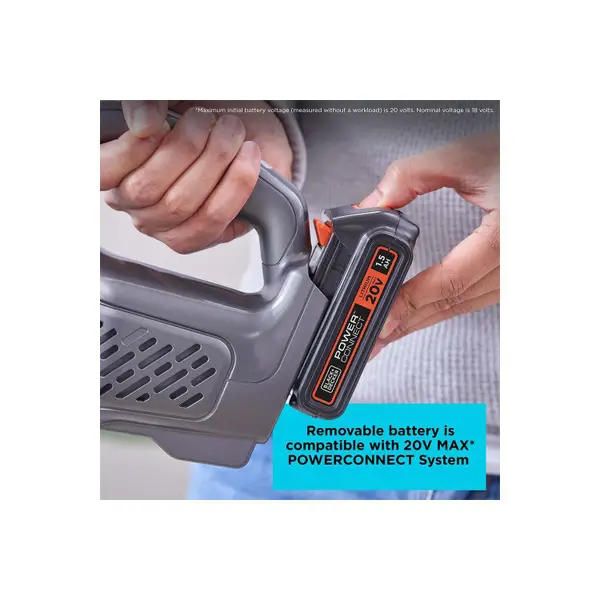 BLACKDECKER Dustbuster 20V MAX POWERCONNECT Cordless Handheld Vacuum,  BCHV001C1 