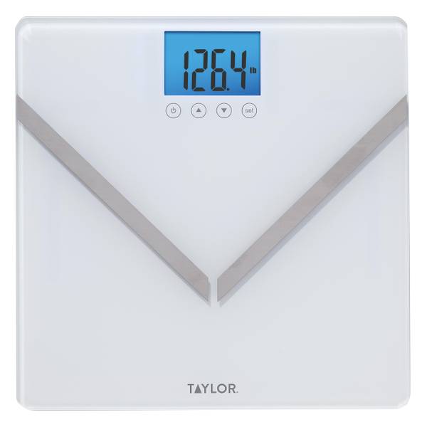 Taylor Digital Body Composition 8 User Glass Scale White 5282542