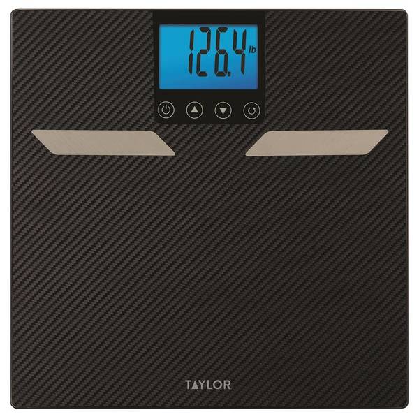 Taylor Body Composition Scale 440 lb Capacity, Black