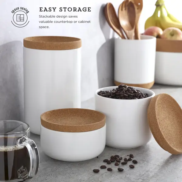 Kamenstein 3-Piece Ceramic Canister Set - 5292930 | Blain's Farm