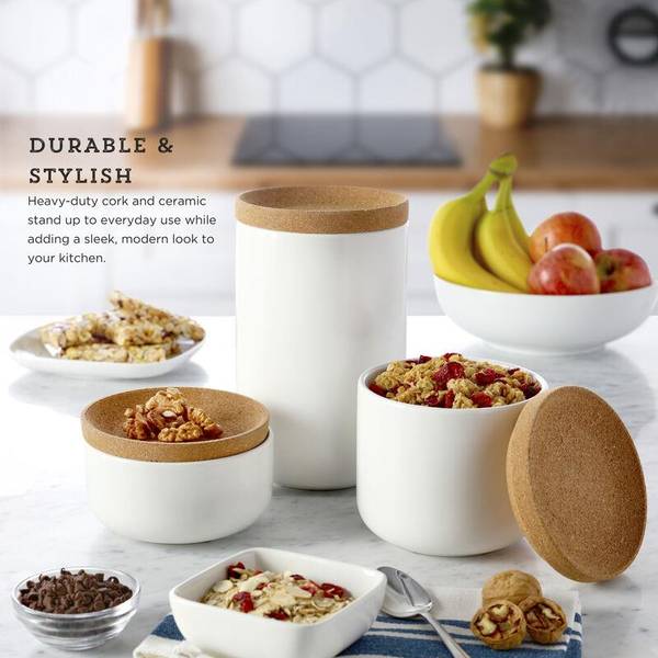 Kamenstein 3-Piece Ceramic Canister Set - 5292930 | Blain's Farm