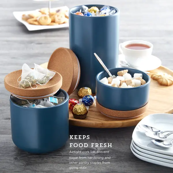 Kamenstein 3-Piece Ceramic Canister Set - 5297637 | Blain's Farm