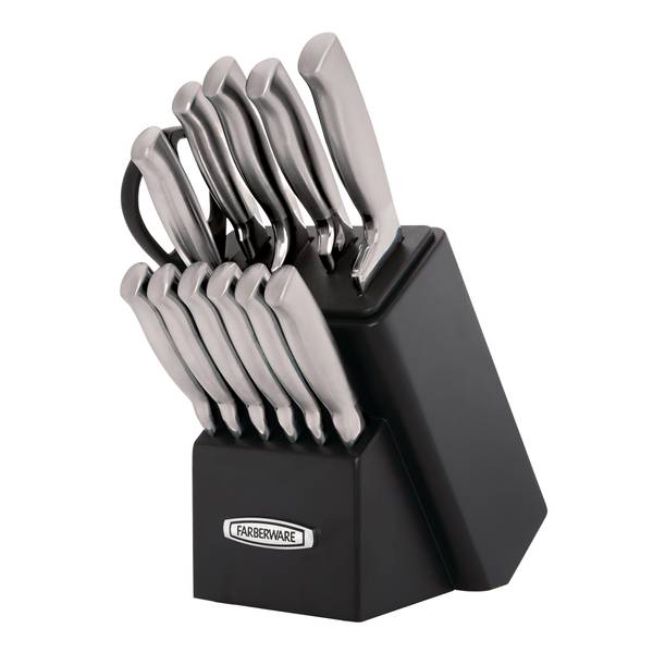 Farberware EdgeKeeper 14-piece Cutlery Set with Wooden Block