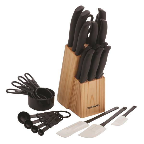 Farberware 25-Piece Soft Grip Cutlery Set