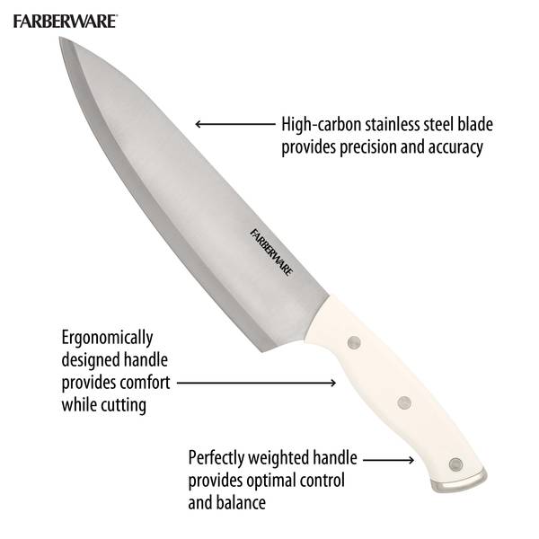 Farberware Edgekeeper 21 Piece Forged Triple Riveted Knife Block Set