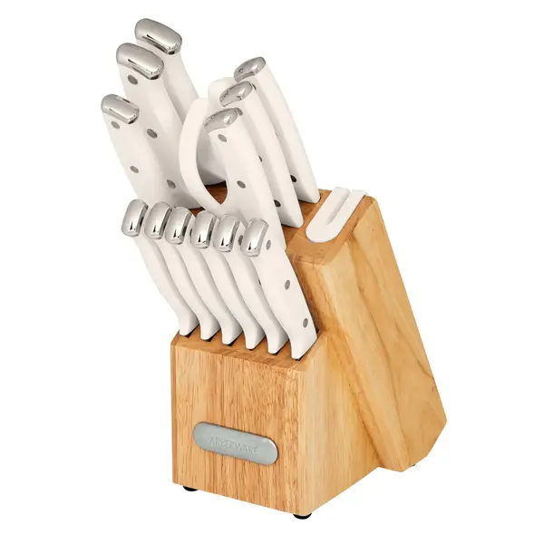 Chicago Cutlery Essentials Knife Set with Block (15-Piece)