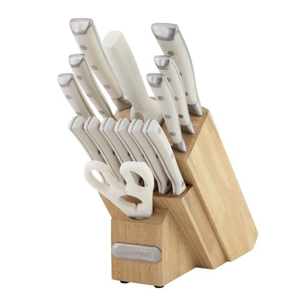 Triple Rivet 15 Piece Cutlery Set with Block 
