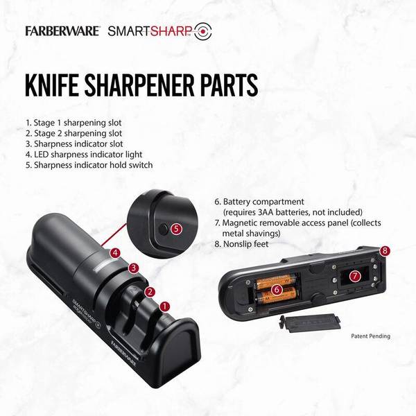 Farberware SmartSharp EdgeKeeper Knife Sharpener w/Sharpness