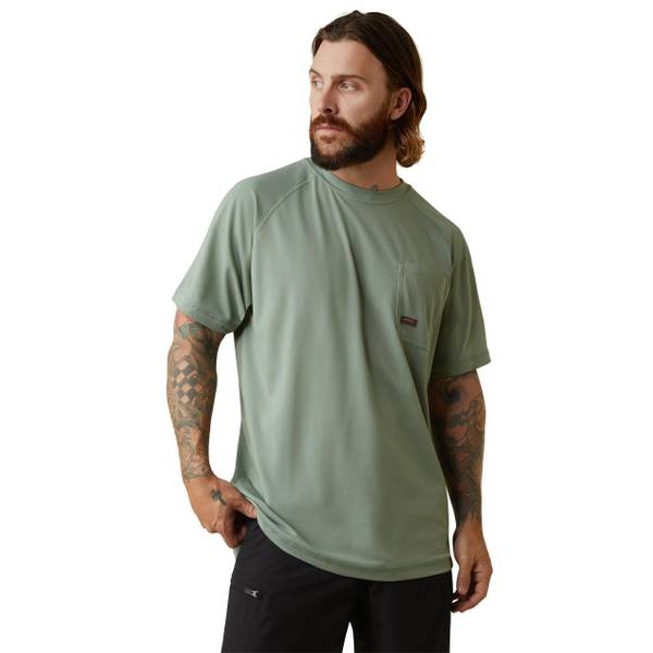 Ariat Barn Door Bronco T-shirt in Green for Men