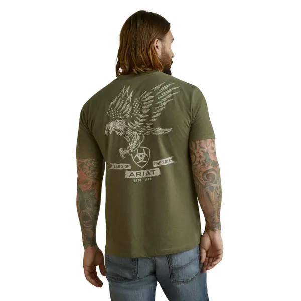 Ariat Men's Charger Stamp Sky Fall T-Shirt L