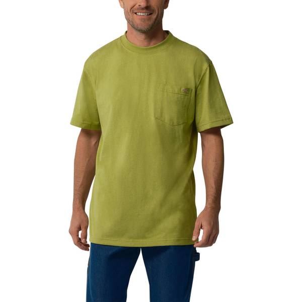 Dickies Men's Short Sleeve Heavyweight T-Shirt, Fern Heather, L ...