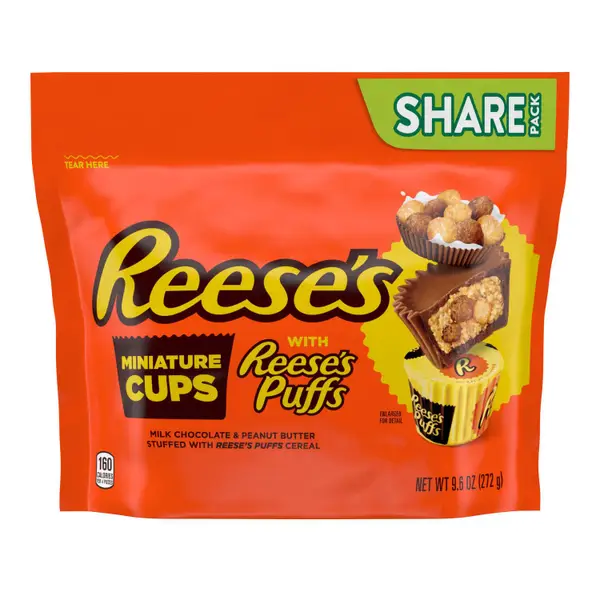 Reese's Milk Chocolate & Peanut Butter Miniatures Cups - 9.6 oz