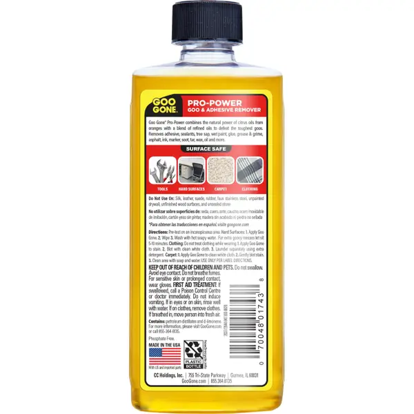 Goo Gone Automotive Goo and Sticker Remover Liquid 16oz