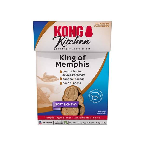 UPC 035585513027 product image for KONG 7 oz Kitchen Soft & Chewy King of Memphis Dog Treats | upcitemdb.com