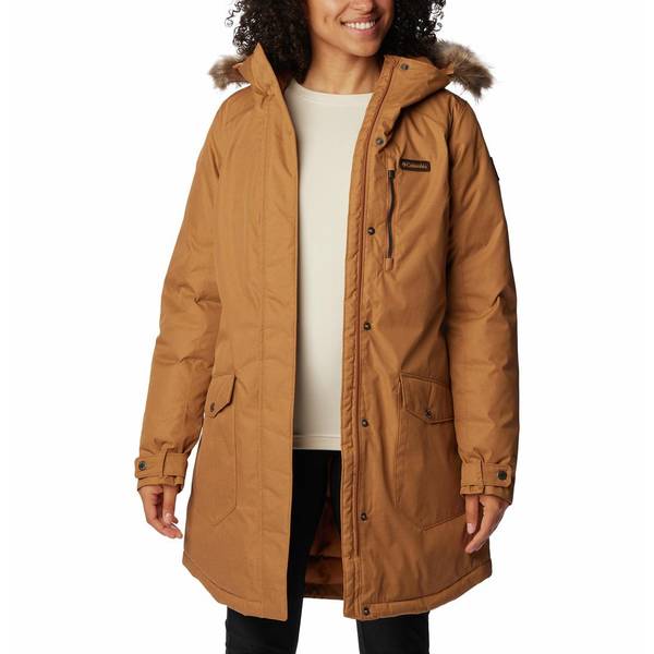 Columbia Women's Suttle Mountain Long Insulated Jacket, Camel