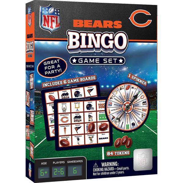 MasterPieces Officially licensed NFL Chicago Bears Checkers Board Game for  Families and Kids ages 6 and Up