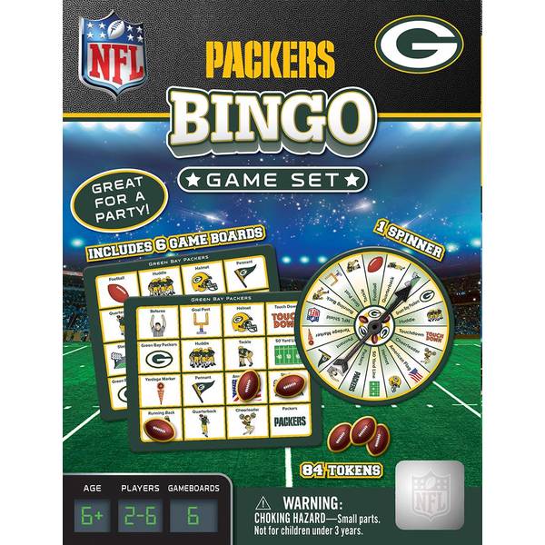 MasterPieces - Green Bay Packers Checkers Game 