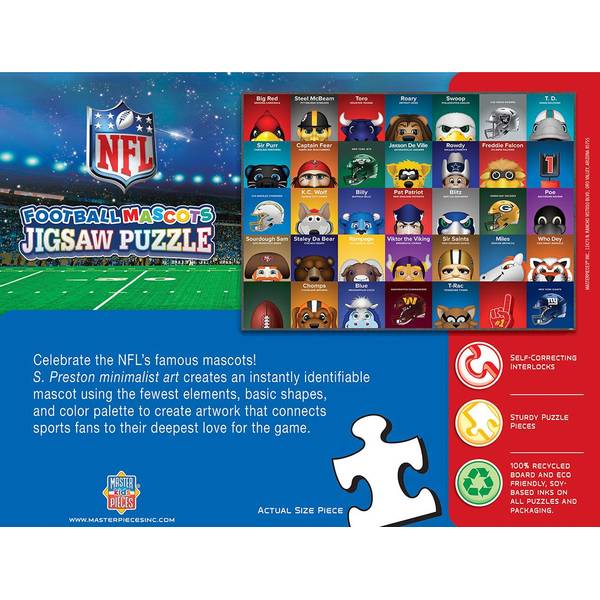 MLB Mascots 100 Piece Puzzle