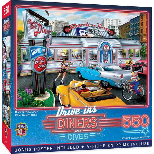 Photo of 550-Piece Drive Ins Diners and Dives Puzzle
