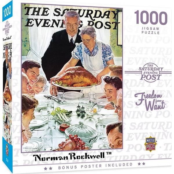 Photo of 1000-Piece Saturday Evening Post Freedom From Want Puzzle