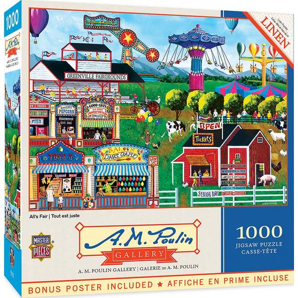 Photo of 1000-Piece A. M. Poulin All's Fair Puzzle