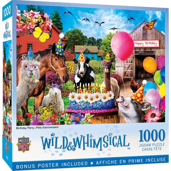 Photo of 1000-Piece Wild & Whimsical Birthday Party Puzzle