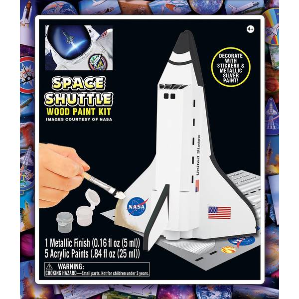Photo of NASA Space Shuttle Wood Paint Kit