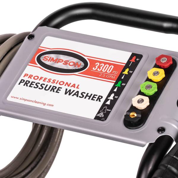 SIMPSON 3300 PSI 2.5 GPM HONDA GX200 AAA Triplex Pump Cold Water