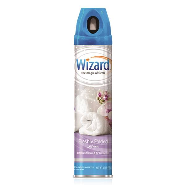 Wizard 10 oz Freshly Folded Linen Aerosol Spray WZ200844 Blain's