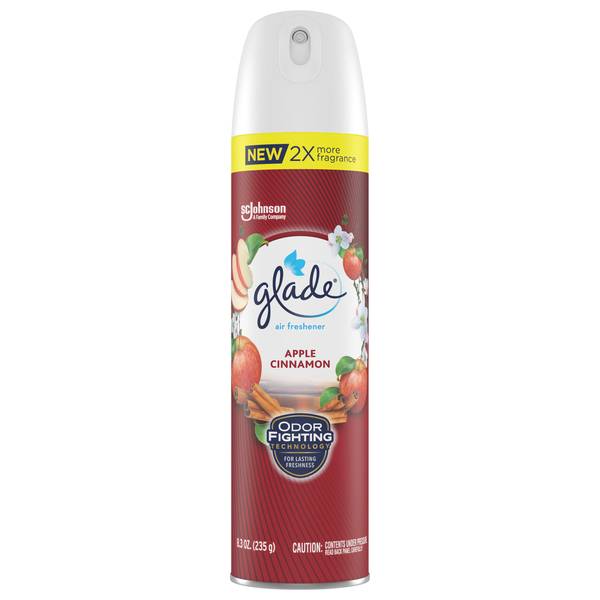 Glade 8 8 3 Oz Apple Cinnamon Aerosol Spray 4650004058 Blain S Farm