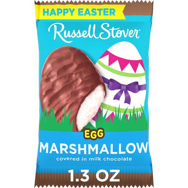 Photo of 1.3 oz Marshmallow Milk Chocolate Candy Easter Egg