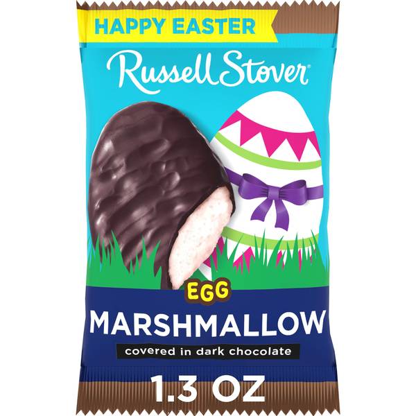 Photo of 1.3 oz Marshmallow Dark Chocolate Candy Easter Egg