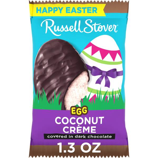 Photo of 1.3 oz Coconut Creme Dark Chocolate Candy Easter Egg
