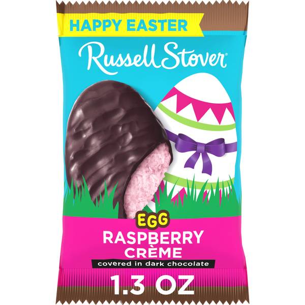 Photo of 1.3 oz Raspberry Creme Dark Chocolate Candy Easter Egg