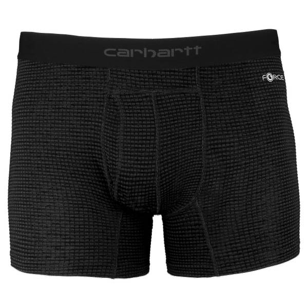 Carhartt Men's 2-Pack 5 Basic Boxer Briefs - UU0124-M-BLACK-S