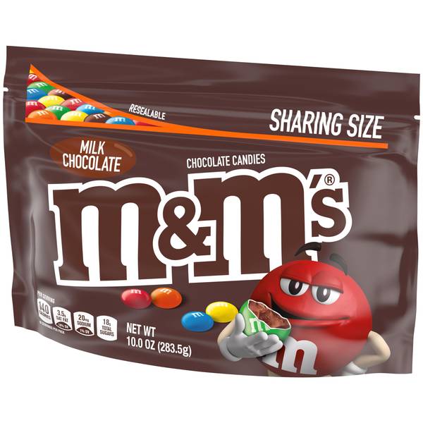 M&M's Holiday Almond Chocolate Candy Bag, 9.9 Oz