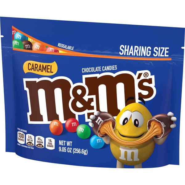 M&M's ~ Caramel ~ m and m ~ Candy ~ 17.24oz Family Size