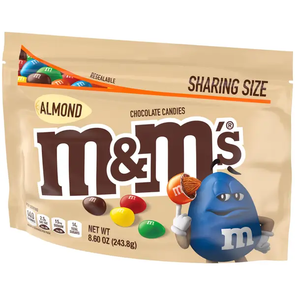 M&M's Chocolate Candies, Milk Chocolate, Minis, Family Size 16.9 Oz, Chocolate Candy
