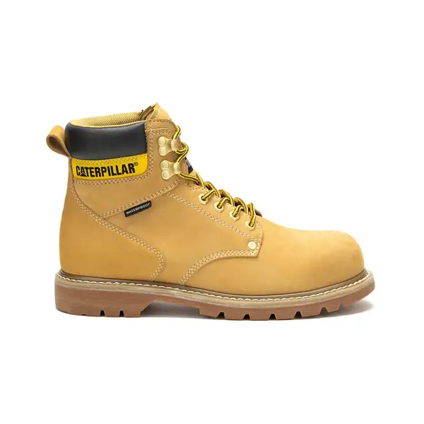 Cat Footwear Men's Second Shift Waterproof Steel Toe Work