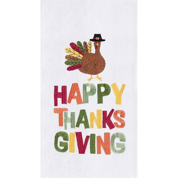 Serafina Home Fall Harvest Thanksgiving Decorative Kitchen Towel