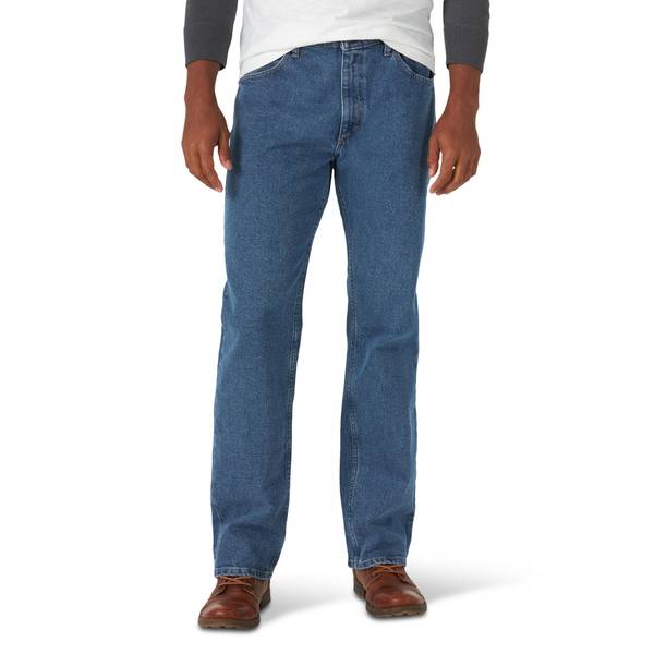 Wrangler Men's 5 Star Regular Fit Jeans, Dusk Blue, 40x30 - 1096FXVDB ...